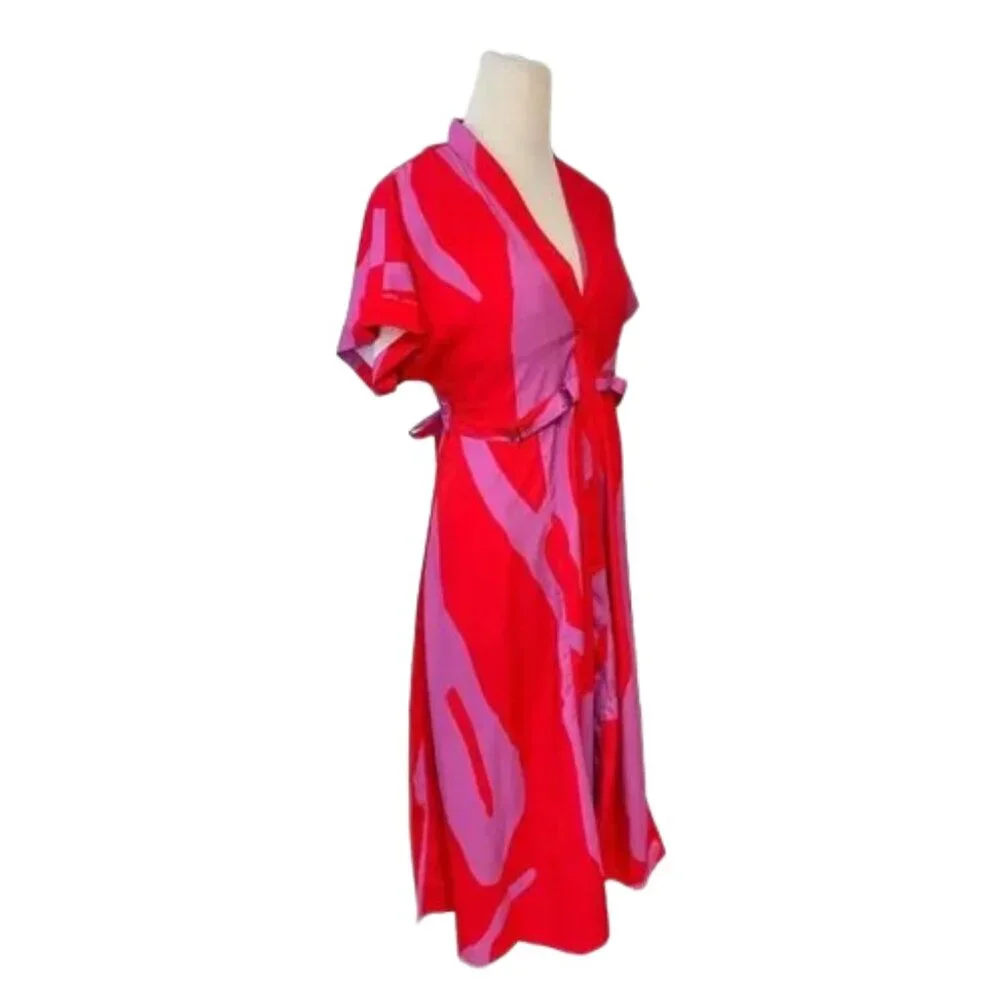Eshakti WAYWARD FANCIES Abstract Print Crepe Empire - Picture 6 of 9